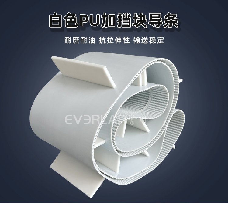 白色同步帶升級擋板導條，輸送效率 “狂飆” 不止
