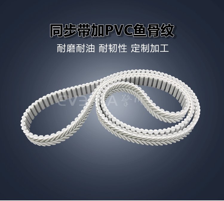 <b>PU同步帶加PVC魚骨紋耐磨防滑汽車玻璃磨邊機(jī)傳動帶</b>